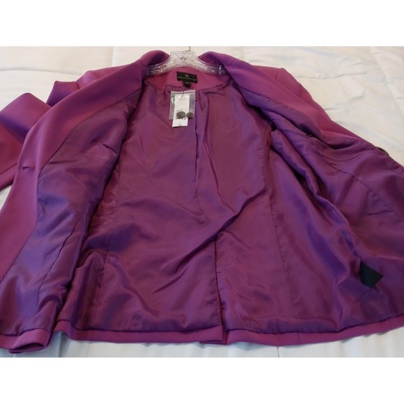 Worthingtons Women's lavender purple Polyester 2 piece Blazer & Pant suit -Large - Picture 8 of 9